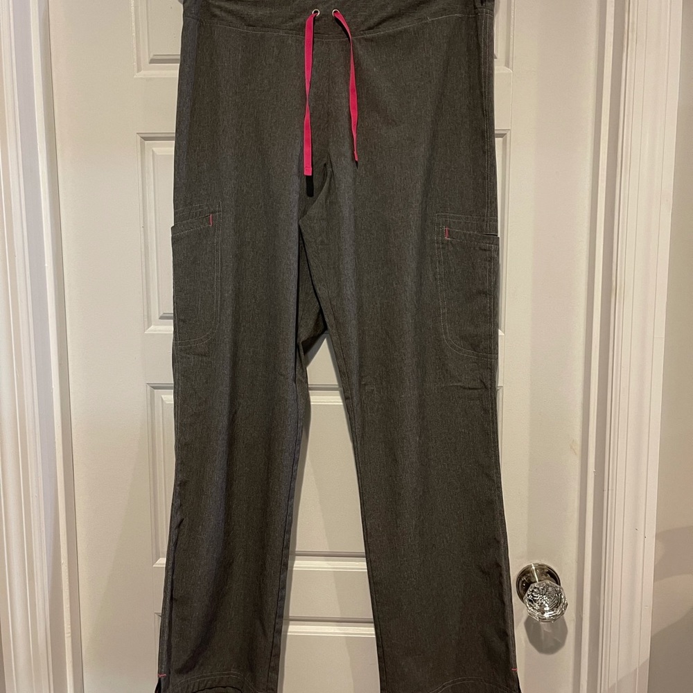 Medium pants, Large top, worn only a few times.  Like New